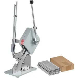 VEVOR Manual U-shape Sausage Clipper Clipping Machine Food Clipping Maker for Sausage Packing Sealing with 1 Box of Buckles 5000pcs