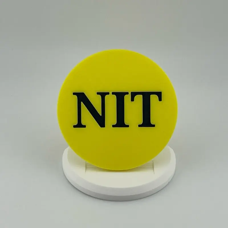 NIT Custom 10 Poker Buttons - Texas Hold'em Poker Accessories Pack of 10, 1" Diameter, Customizable Colors for Professional Touch