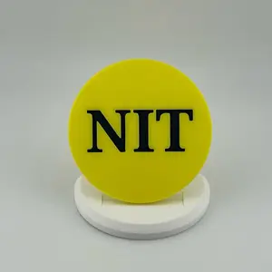 NIT Custom 10 Poker Buttons - Texas Hold'em Poker Accessories Pack of 10, 1" Diameter, Customizable Colors for Professional Touch