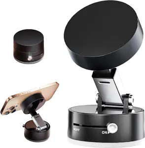 Magnetic Mount Anywhere 2025 Hands-Free Suction Phone Holder 360 Rotating Phone Holder Foldable & Portable Compact Retractable Stand Multi-Scene Use Phone Sticky Grip Compatible with All Phone Kindle Popsocket Pop Socket Vuse Phone Holder