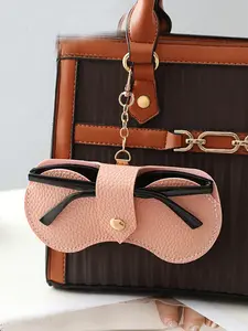 Vintage Portable Eyeglass Case, Lightweight Travel Glasses Bag, Fashion Simple Eyewear Storage Box, Casual All Seasons Accessory, Portable Sunglasses Organizer