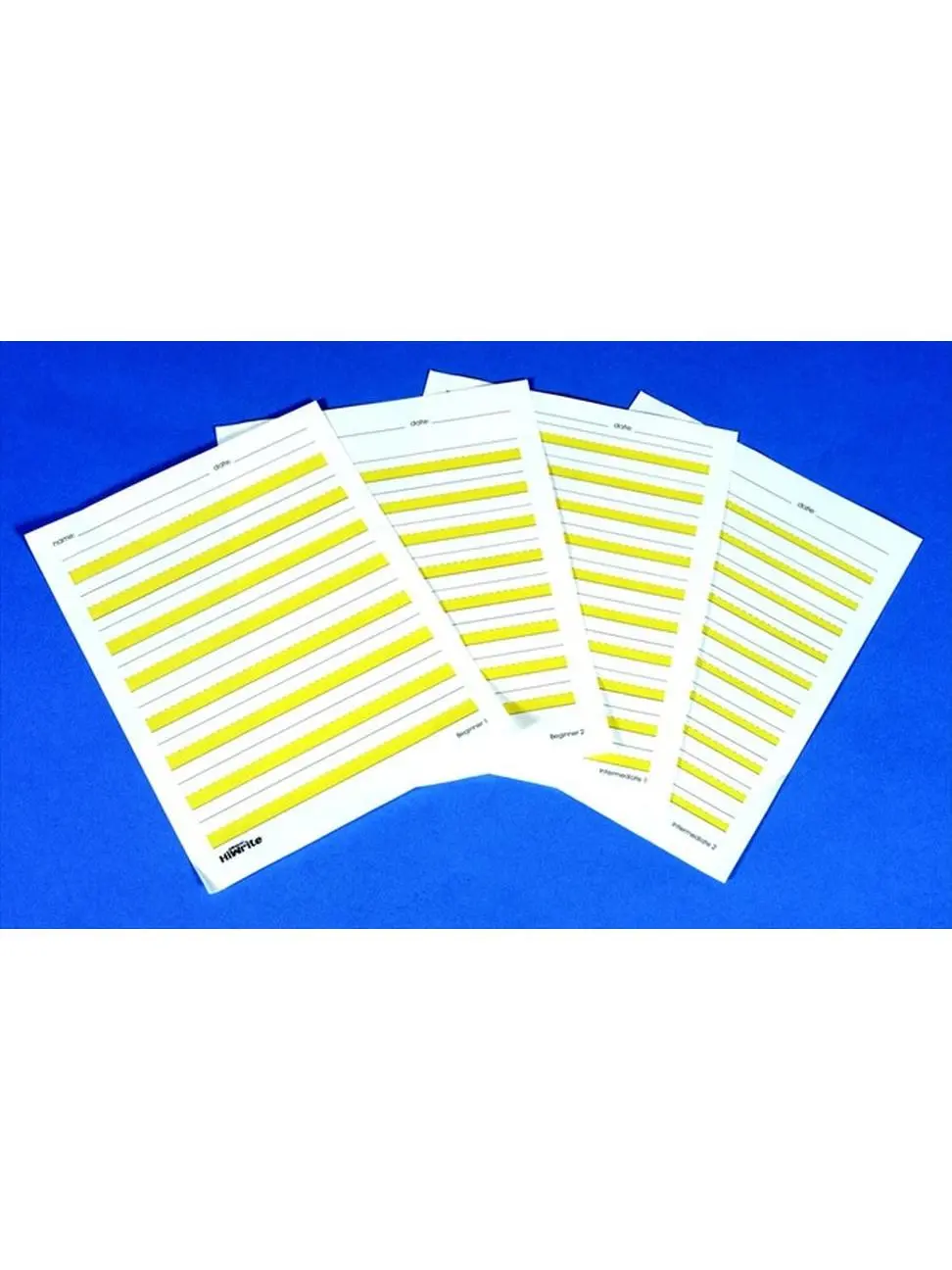 Abilitations Integrations Bottom Line Highlighted High-Write Grid Paper, 1st-Grade Writing Paper for Grade 1 Kids, Teacher-Approved, Therapist-Tested, 100 Sheets, Kid-Friendly for Easier and Clearer Writing