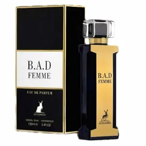 B.A.D BAD Femme Eau de Parfum Maison Alhambra Perfume for Women Natural Spray 100 ml