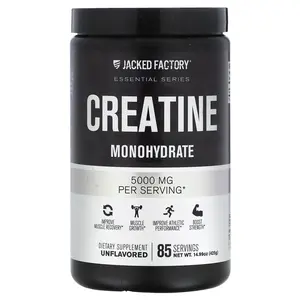 Jacked Factory Essential Series, Creatine Monohydrate, Unflavored, 14.99 oz (425 g)