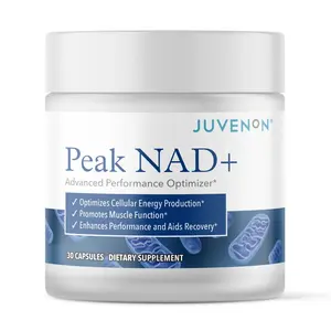 Juvenon Peak NAD+ - Dietary/Fitness Healthcare Supplement for Optimum Cellular Energy Production, Muscle Gains, and Recovery