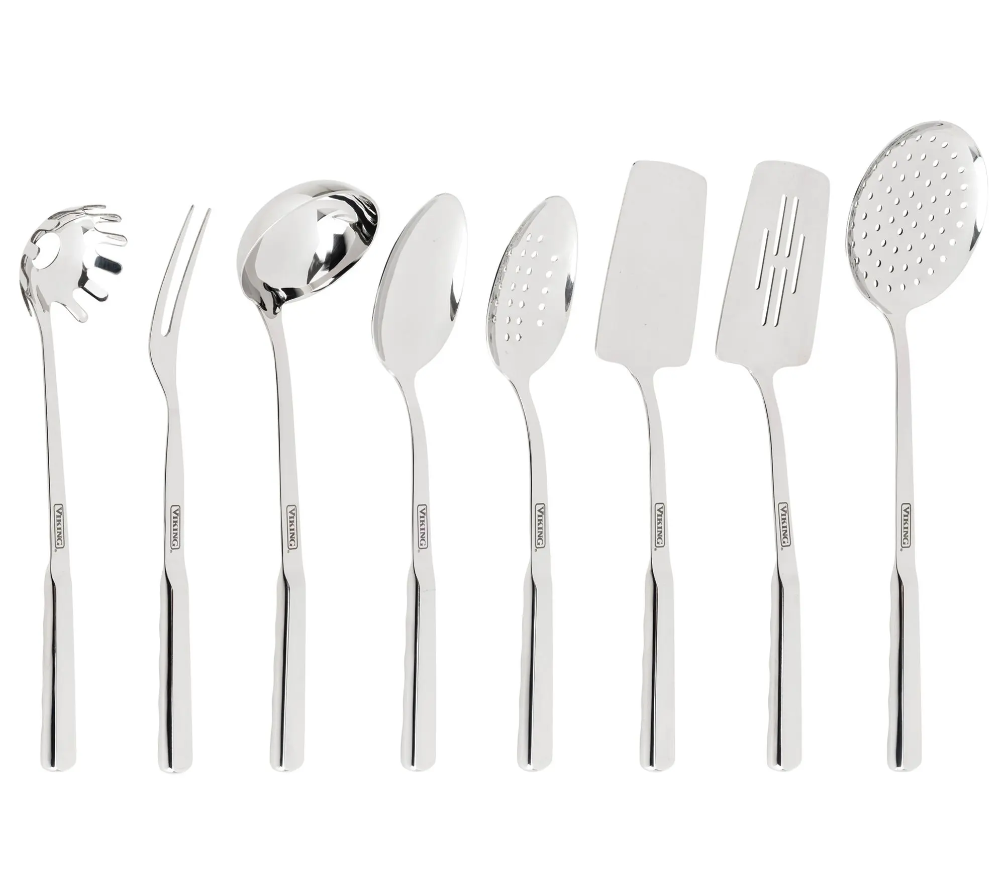 Viking 8 Piece Stainless Steel Utensil Set Viking 8 Piece Stainless Steel Utensil Set