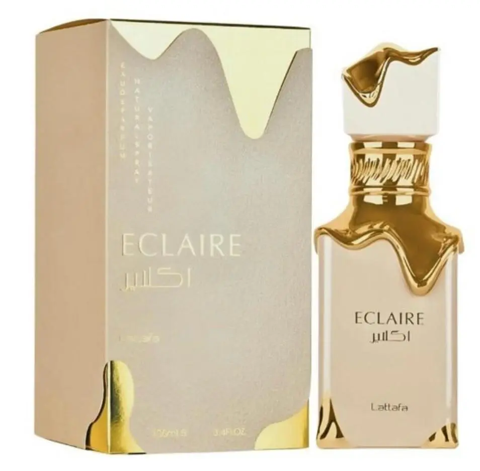 Lattafa ECLAIR EDP For Unisex 3.4FL.OZ 100ML - Luxurious Fragrance with Gold Accents