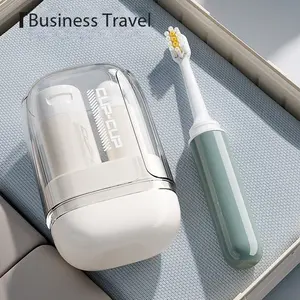 Transparent Mouthwash Cup Toothbrush Set, High-Value Home Oral Care, Luxurious Washroom Essentials, One Pack Per Order