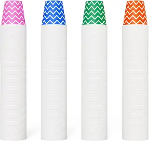 [300Pack] Paper Cups, 3oz Disposable Bathroom Cups, Mouthwash Cup, Cold Disposable Drinking Cup for , Picnic, BBQ, Travel, and Event (Strip)