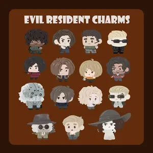 Evil Resident Acrylic Keychains , Great For Daily Use Or As Thoughtful Little Gifts For Your Friends And Yourself