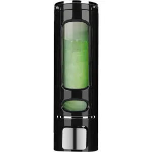 Wall Mounted Hand Soap Dispenser, 400ml Bathroom Shower Dispenser Gel Container Shower Pump Dispenser and Organizer for Bathroom Kitchen Hotel, Refillable Liquid Lotion Soap Dispenser