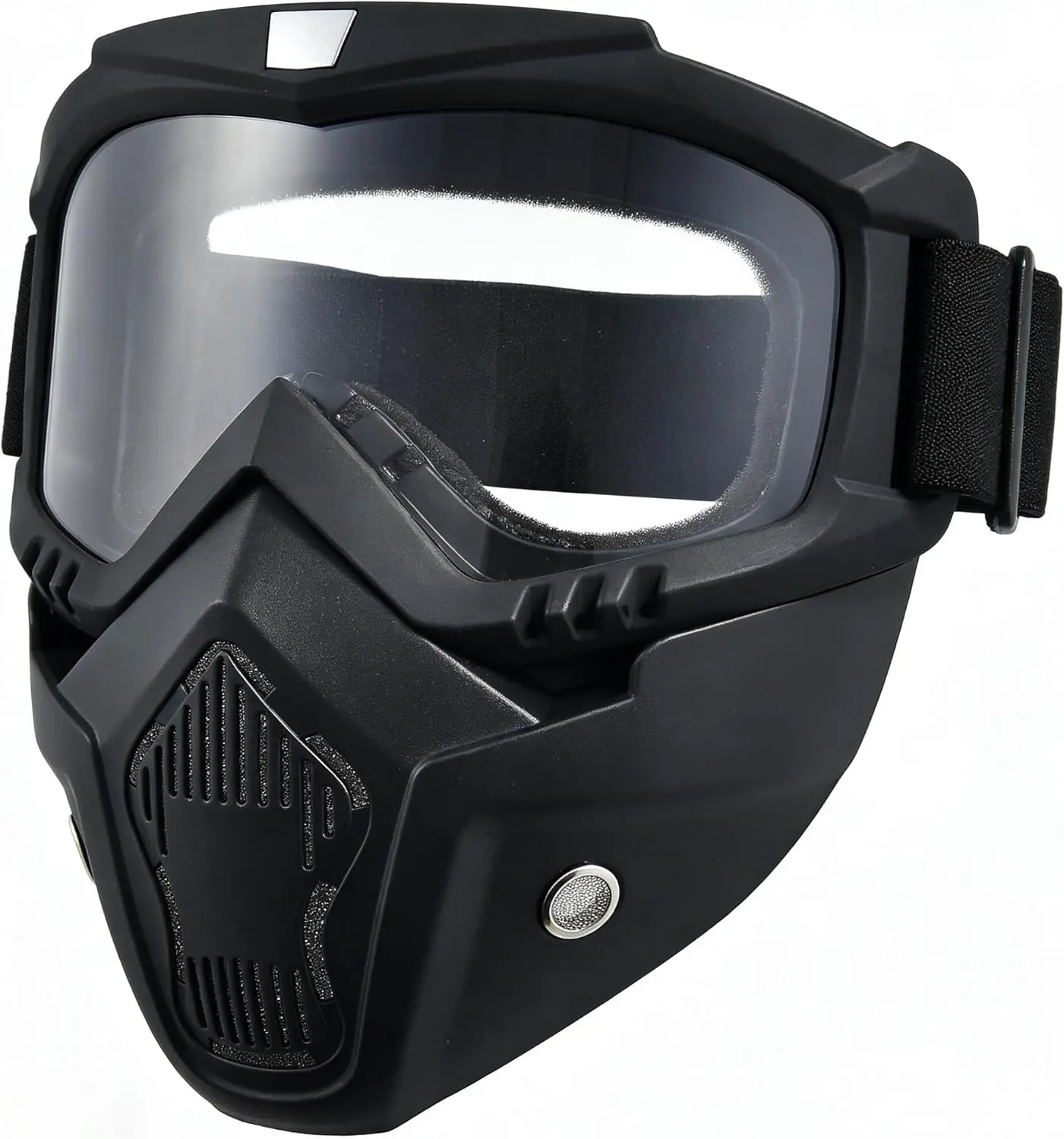 Airsoft Mask Full Face with HD Goggle Skull Skeleton Paintball Mask for Halloween Cosplay Paintball Game Props Party Tactical Mask