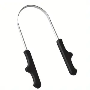 1pc Tongue Scraper, Tongue Scraping Tool, Reduce Bad Breath For Oral Care, Stainless Steel Tongue Cleaners, Mental Tongue Cleaning Tools For Adults, Oral Care Product, Oral Care Supplies