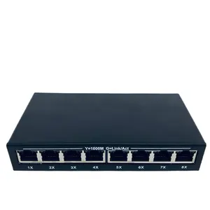 Gigabit Switch Monitoring Network Hub Home Use Small Switch Plug and Play