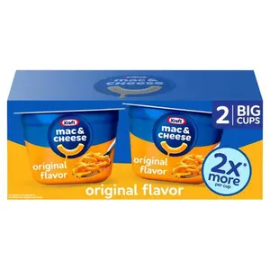 Kraft Jalapeño with Natural Flavors Mac N Cheese Dinner, 4 Ct Pack, 2.05 oz Cups, Shelf-Stable