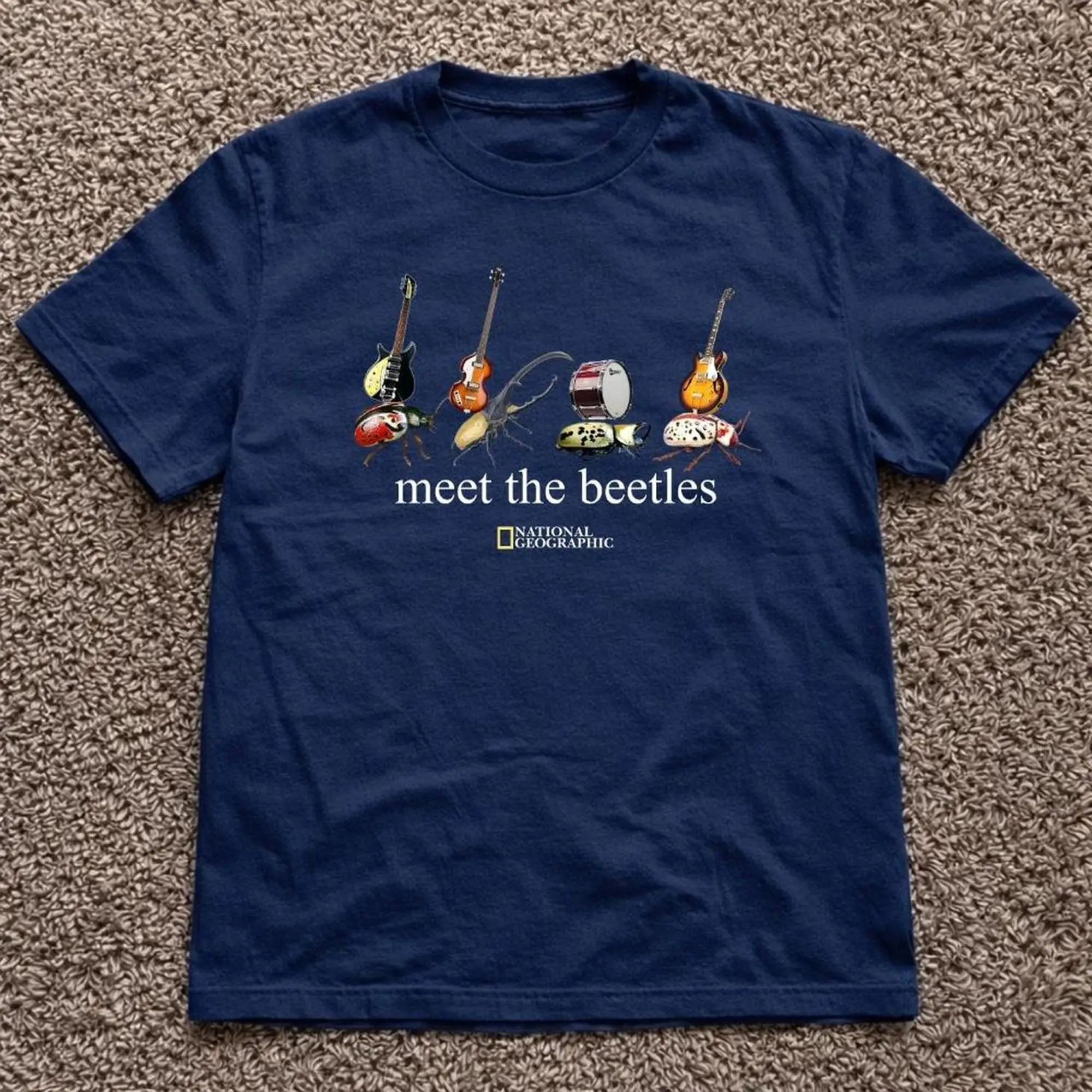 National Geographic Meet The Beetles Cotton T-shirt Unisex