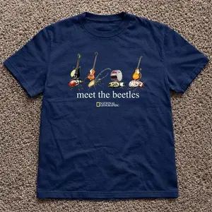 National Geographic Meet The Beetles Cotton T-shirt Unisex