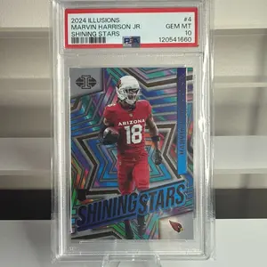Marvin Harrison Jr. #4 Shining Stars GEM MINT 10 *2024 Panini Illusions*