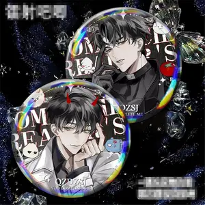 58mm Anime Omniscient Reader's Viewpoint Yoo Jong-Hyeok Kim Dokja Cosplay COSTUME Badge Pin SPTE Tinplate Brooch Prop Xmas Gift