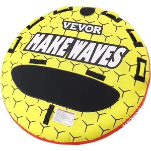 VEVOR Towable Tubes for Boating, 1 - 2/1 - 3 Riders, 340 - 510 lbs, 51.8 - 63, Full Nylon Cover, EVA Grab HandlesVEVOR Super Brand Day