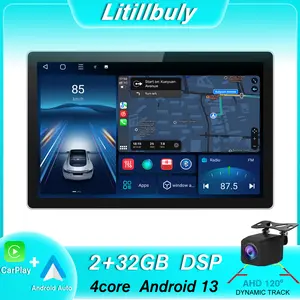 11.5" Android 13 Car Stereo for Jeep Dodge 2017-2018 touch screen has Android Auto Wireless Carplay, Bluetooth WIFI supports GPS Navigation