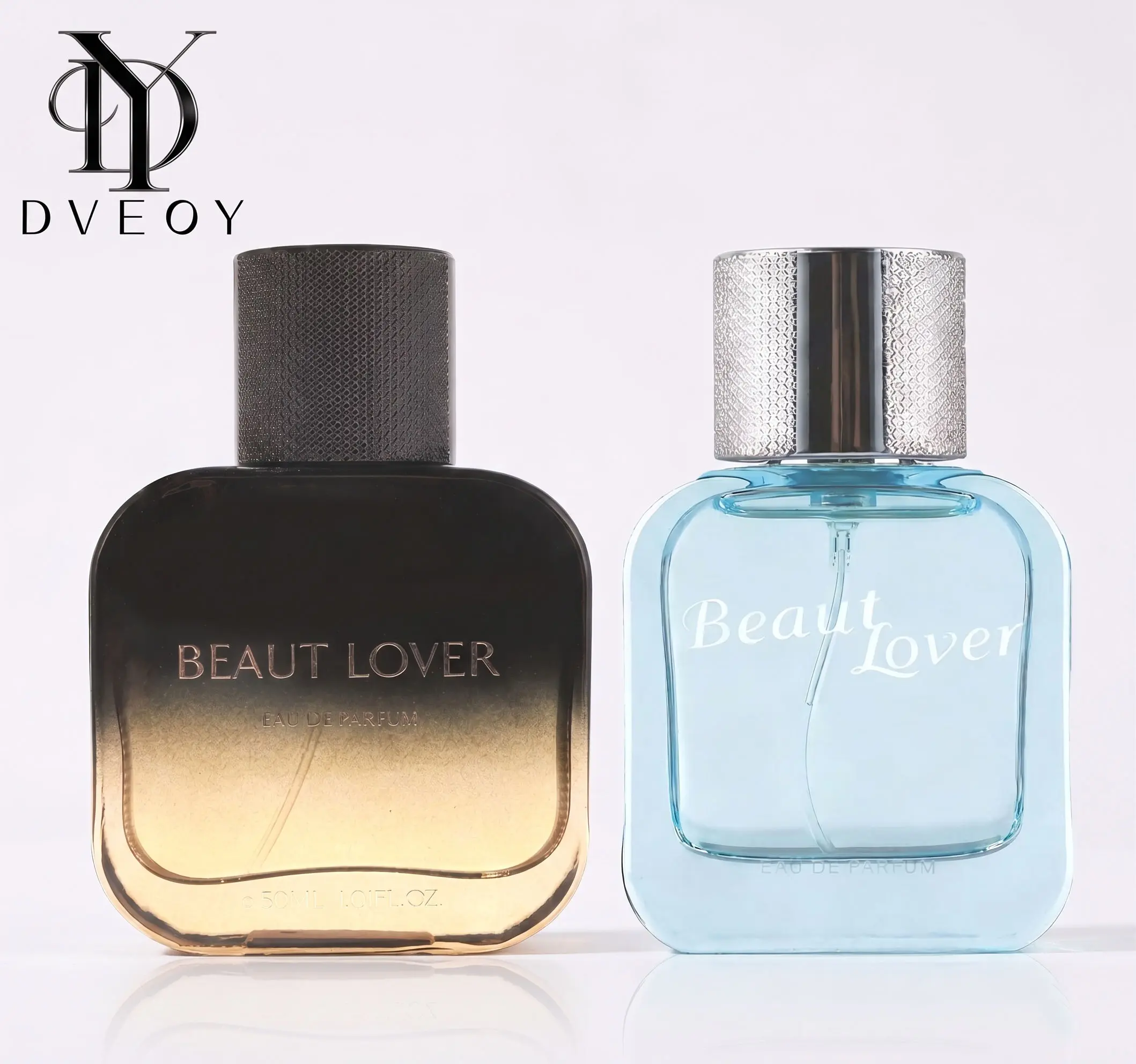 DVEOY Unisex Cologne 2-Piece Set:  Golden Thorn and Clear Dew, 50 ml + 30 ml. A unisex fragrance duo suitable for all occasions, with long-lasting scent. Cruelty-free and vegan fragrance set, featuring carefully selected elegant aromas.