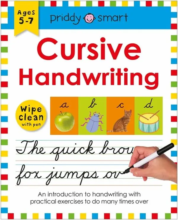 Cursive Handwriting (Wipe Clean Workbook): Ages 5-7; Wipe-Clean with Pen by Roger Priddy (Spiral)