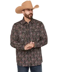 Moonshine Spirit Men's Spirit&Reg; Men'S Saddle Paisley Print Long Sleeve - Msfa26w8-Multi