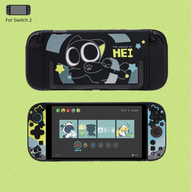 GeekShare HEI Series Slim Split Hollow Protective Case for NS2 & Joy-Con – Shockproof, Scratch-Resistant, Lightweigh