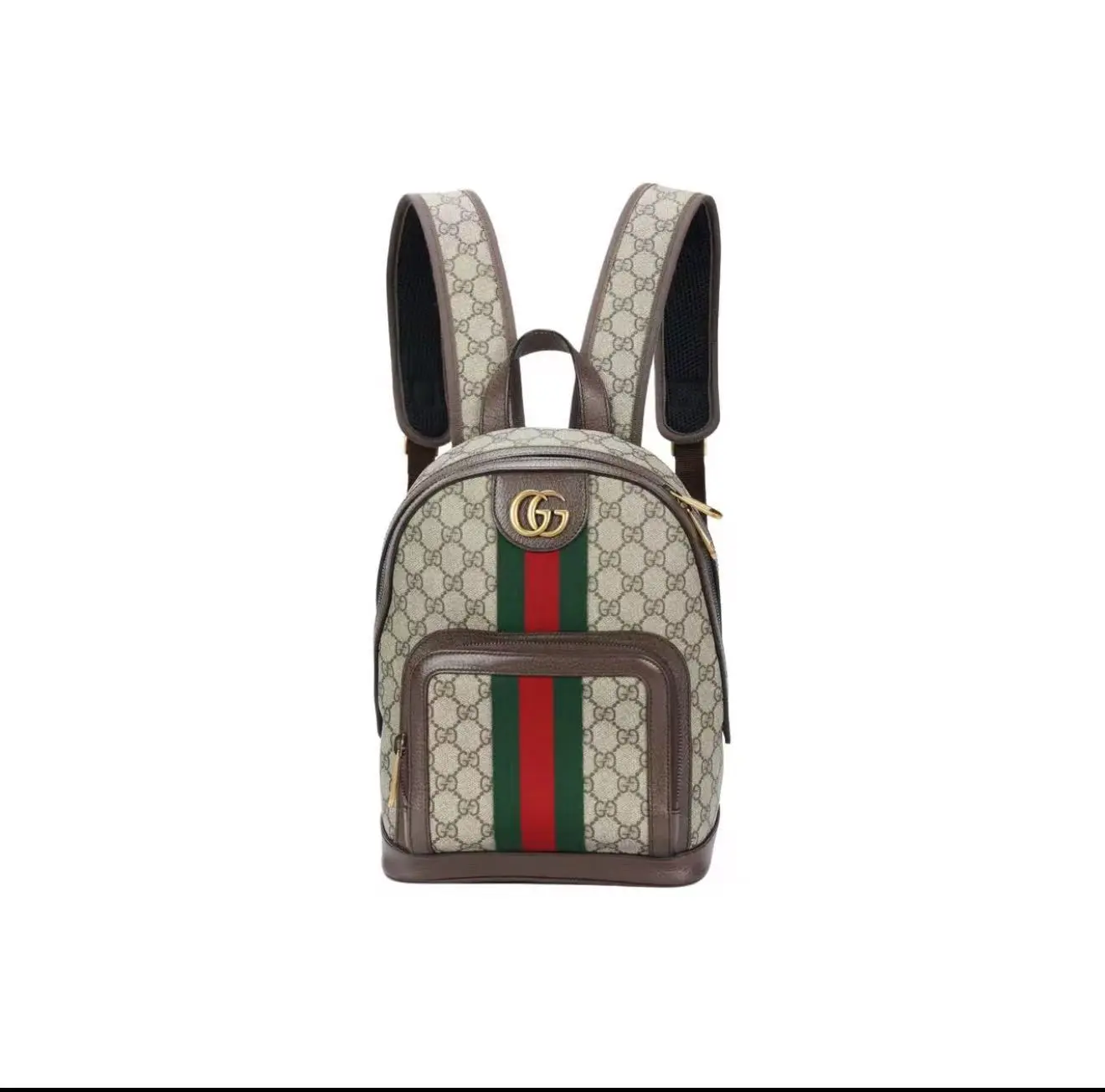 Pre-owned GUCCI Ophidia Small GG Monogram Canvas Backpack, Casual Wear Luggage & Bag, Style 2604891