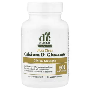 Dr. Murray's Calcium D-Glucarate, 500 mg, 60 Vegan Capsules