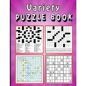 Variety Puzzle book: Large print Puzzle book! Soduko, word search, CodeWord and CrossWord 111 pages -- Zoubir King, Paperback