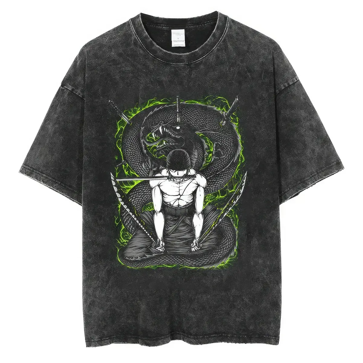 One Piece T-Shirt, One Piece Merch, One Piece Clothing, Unisex Premium Vintage Washed T-Shirt, Manga Anime T-Shirt, Manga Anime Lover Gift Menswear Top Underwear Tshirt