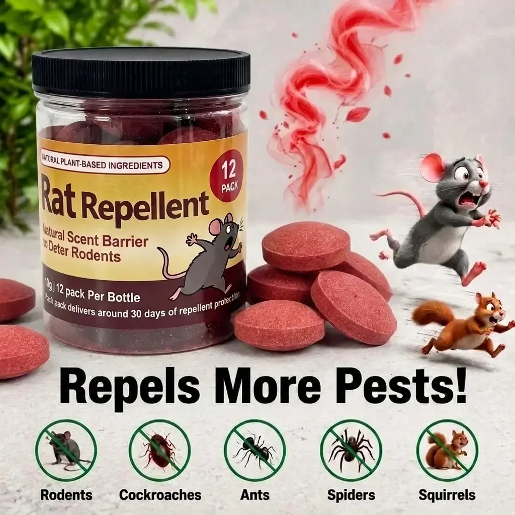 120g Natural Plant-Based Ant Repellent Can, Long Lasting 2-4 Weeks Ant Bait Trap, Safe for Pets & Pregnant Women, No Drilling for Kitchen Balcony Indoor Household