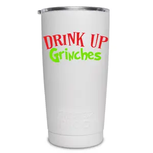 20oz Tumbler - Drink Up Grinches