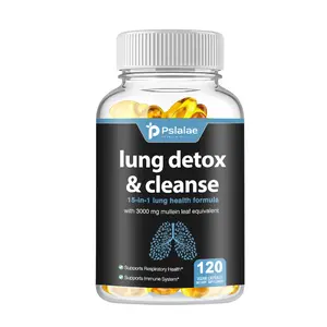 Pslalae Lung Detox & Cleanse | Mullein Leaf Capsules | 15-in-1 Lung Health Formula for Respiratory, Immune & Mucus Support | 10:1 Mullein Leaf Extract (equivalent to 3000 mg) | Vegetarian Lung Support Capsules