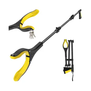 44" Grabber Reacher Tool – Foldable Pickup Stick with 360° Rotating Claw