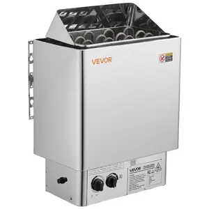 【DealsForYouDays】VEVOR Sauna Heater,  6KW 240V Electric Sauna Stove, Dry Steam Bath Saunas Stove with Pre-Drilled Bracket, Fit 176.5 to 317.8 CU.FT Saunas Rooms, Steam Bath Stoves for Home, Commercial, Leisure Venues