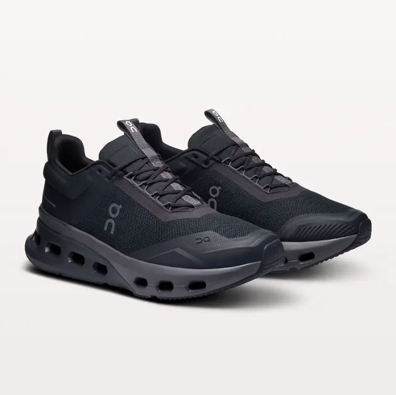 On Women's Cloudnova X Gym Workout Shoe, Black & Eclipse - Full Size