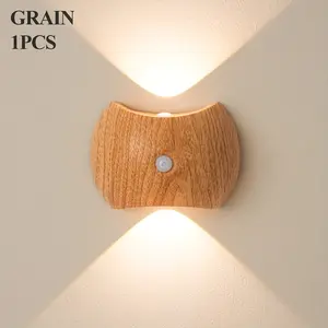 Adjustable Motion Sensor Wall Light, LED Night Lamp, USB Rechargeable, Magnetic Installation, Polished Surface, Suitable for Bedroom, Stairs, Closet