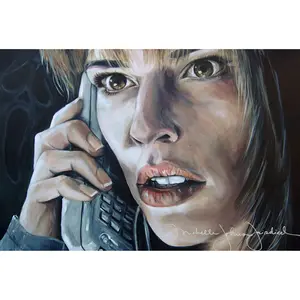 Sidney Prescott Scream 1 11"x14" signed Fine Art Print Scream Wes Craven Scary Movie Neve Campbell Ghost Mask Serial Killer