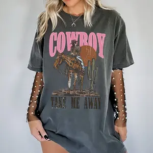 Cowboy Take Me Away, Country Music Shirt, 90s Country Shirt, Western Graphic Tees, Cowgirl Tee, Country Concert Shirt, Cute Western Shirts ZC3GB