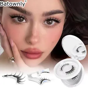 Reusable Magnetic False Eyelashes Set, No Glue Needed, Includes Dedicated Applicator, Alcohol-Free Professional Eye Makeup Tool