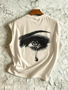 Men's Casual Sleeveless Vest, Perfect for Various Occasions, Travel & Home Wear, Comfortable Fabric, Geometric Pattern, Fitted Style