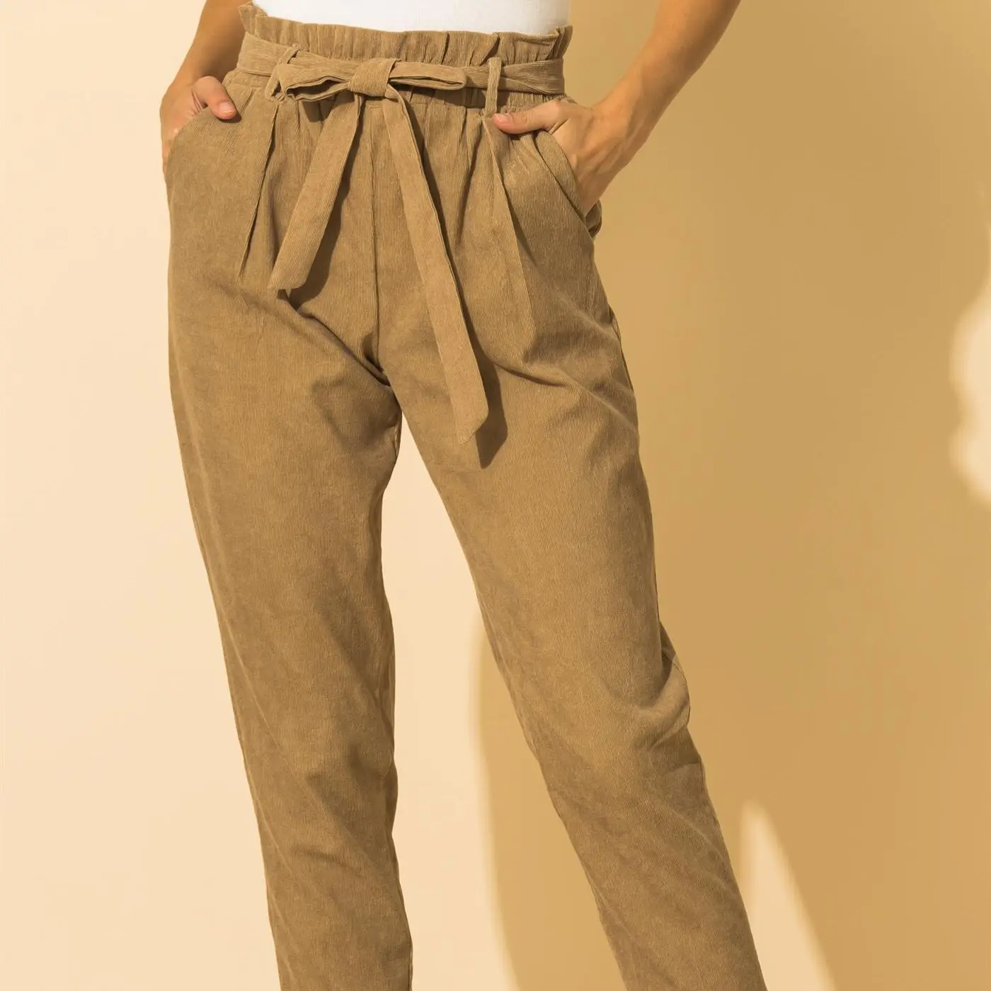 Paperbag Woven Pants