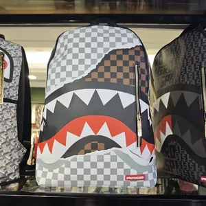 SG New Shark Backpack Trendy Large Capacity Fashion Backpack Trendy Brand Casual Unisex Travel School Bag Unisex Shark Mouth Backpack Unisex Shark Mouth Backpack Photography Equipment Bag Camera Backpack Best Gift Large Capacity Laptop Bag with Tablet Com