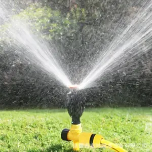 1pc Irrigation head Adjustable 360 degrees Automatic rotating water spray Ground sprinkler irrigation Garden Underground nozzle Garden Watering Sprinkler