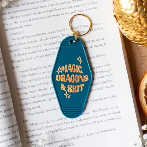 Magic, Dragons & Sh!t Motel Style Keychain
