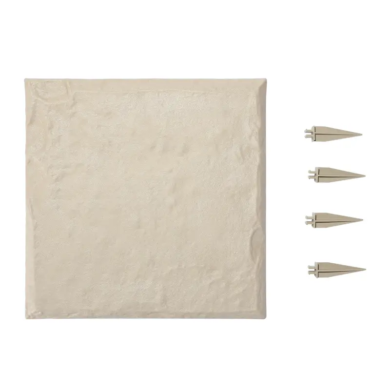 4-Pack Large Stepping Stones - 15.5" Plastic Garden Path Walkway Stones 4 thumbnail image