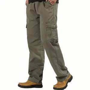 Men’s versatile cargo pants — loose fit, straight legs, multiple pockets — casual trousers, vintage style, durable outdoor pants